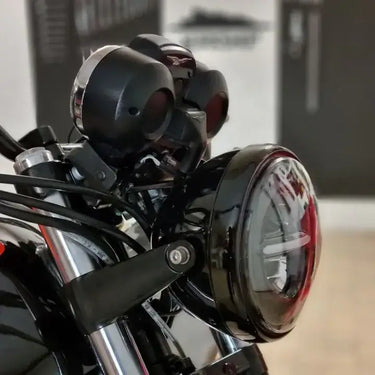 Support Phare Moto 35-41mm Café Racer